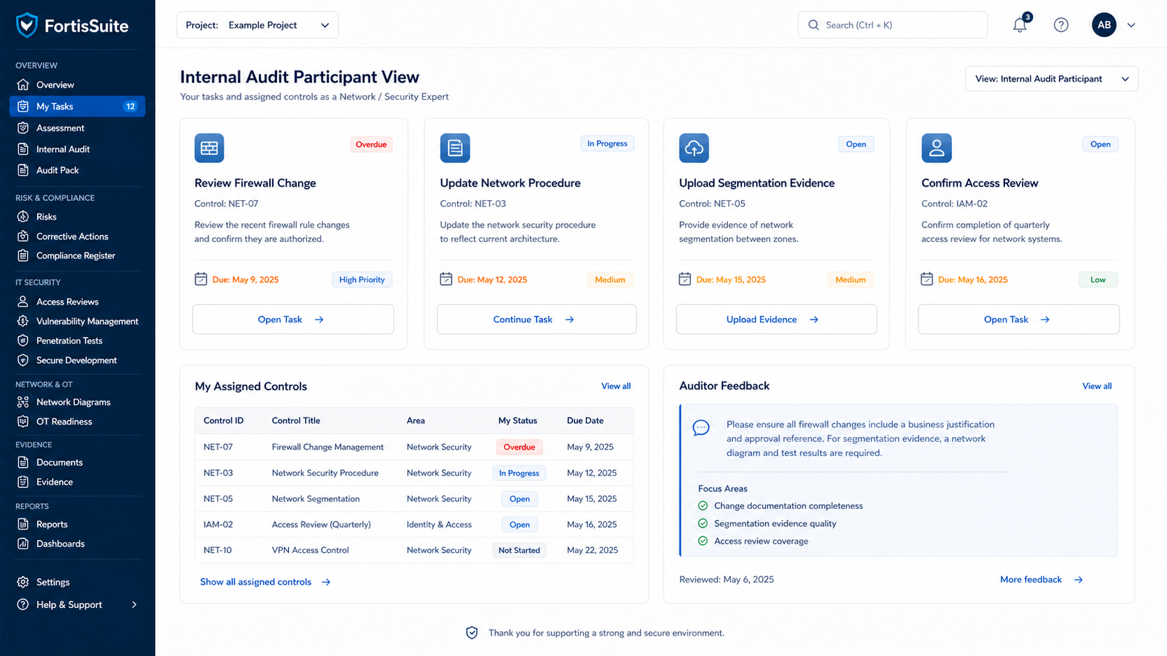 Role-based task view
